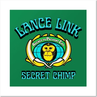 Lance Link Secret Chimp Original Aesthetic Tribute 〶 Posters and Art